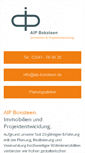 Mobile Screenshot of aip-boksteen.de
